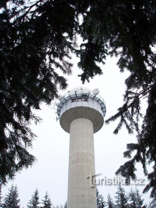 der obere Teil des Skalka-Radars