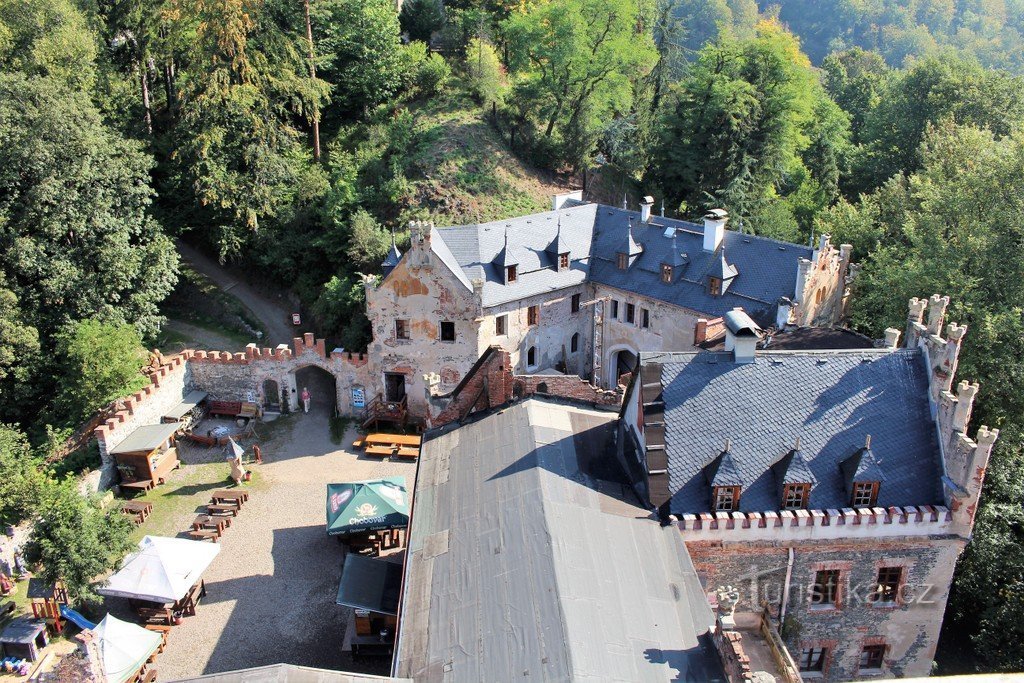 Château supérieur, vue depuis la tour