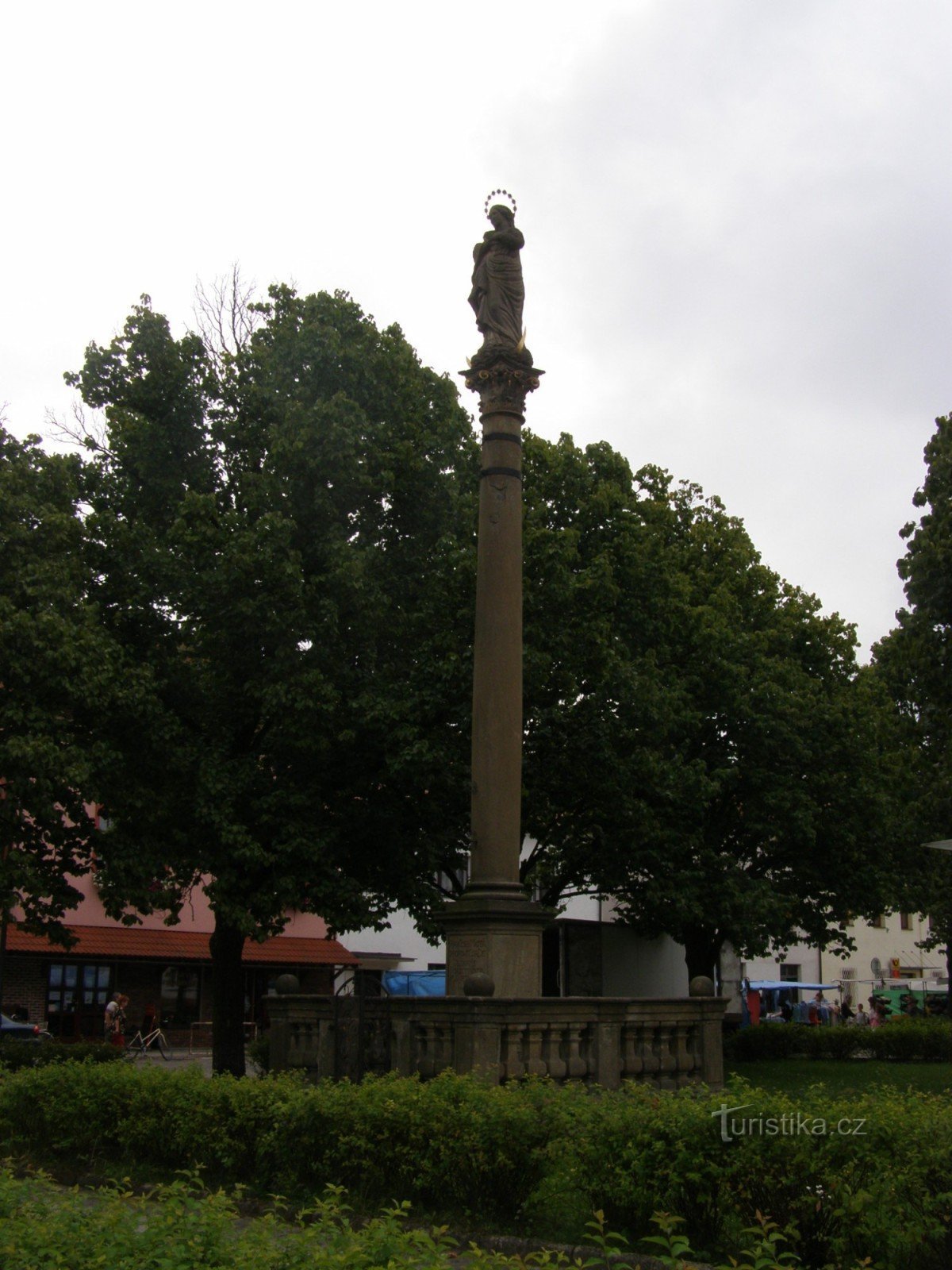 Horní Jelení - Colonne mariale