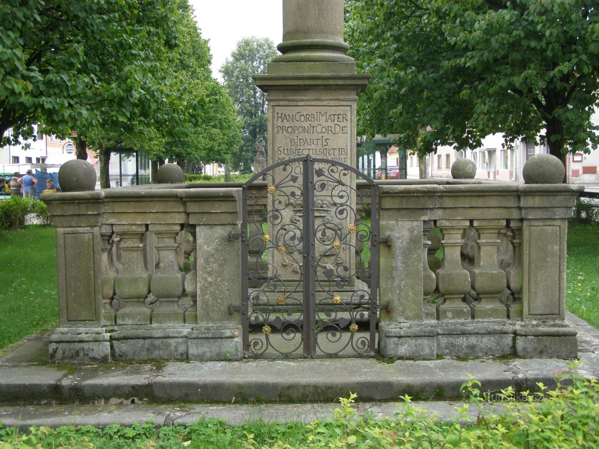 Horní Jelení - Marian column