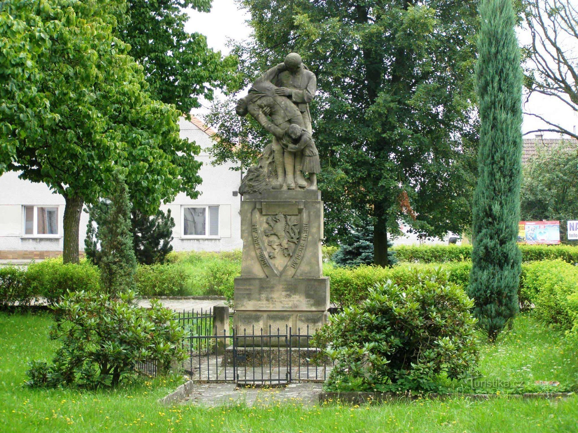 Horní Jelení - monument over krigens ofre