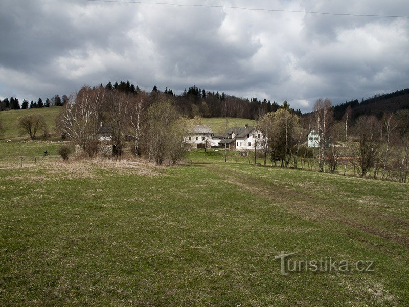 The upper end of Pekařov