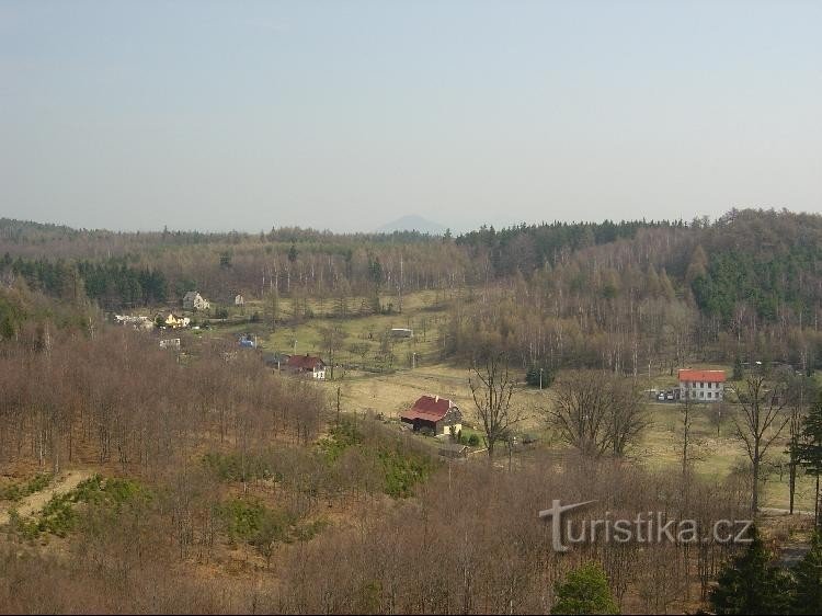 górny koniec: widok z nadajnika