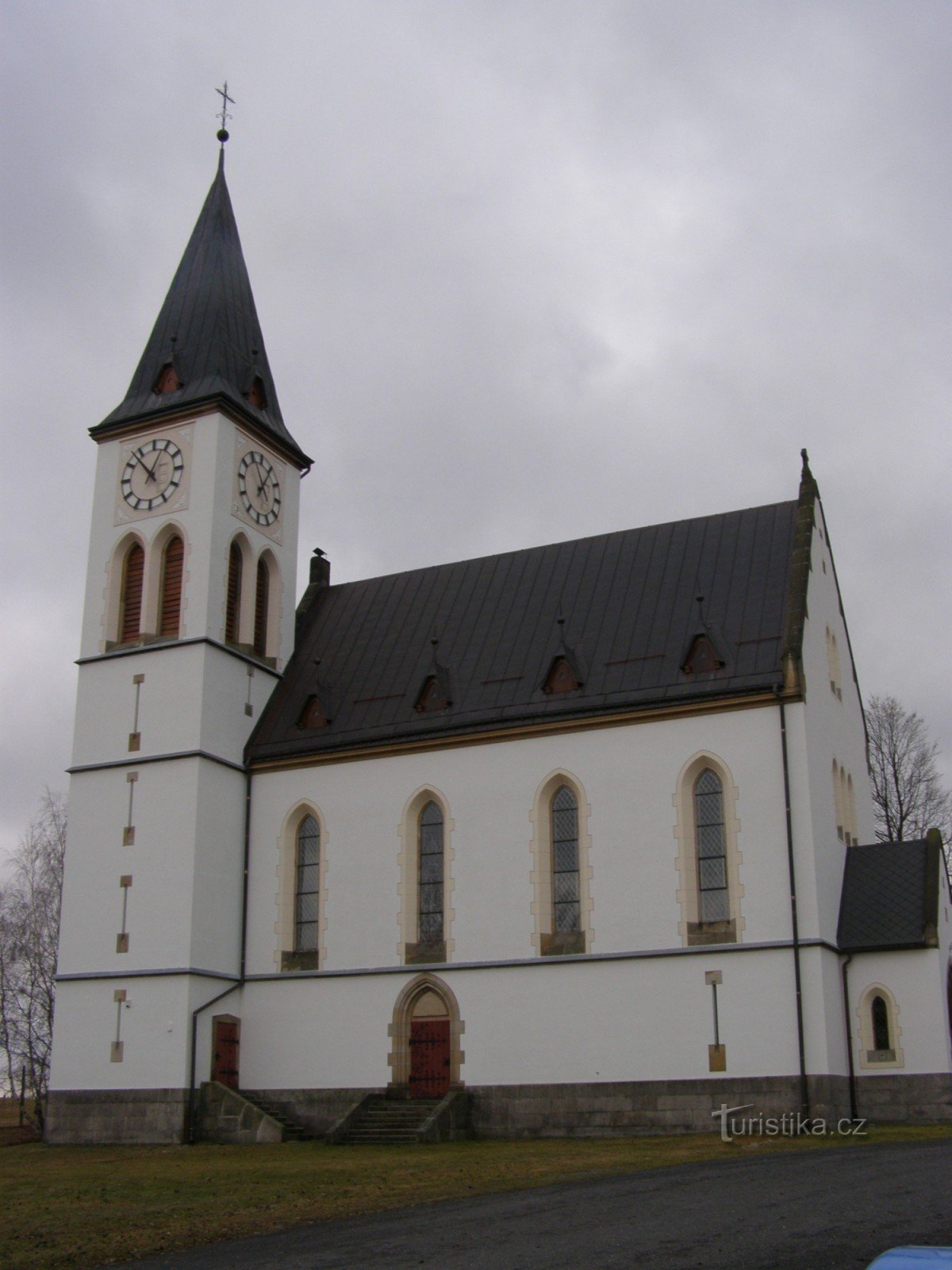 Horní Maxov - Kirche des Allerheiligsten Herzens des Herrn