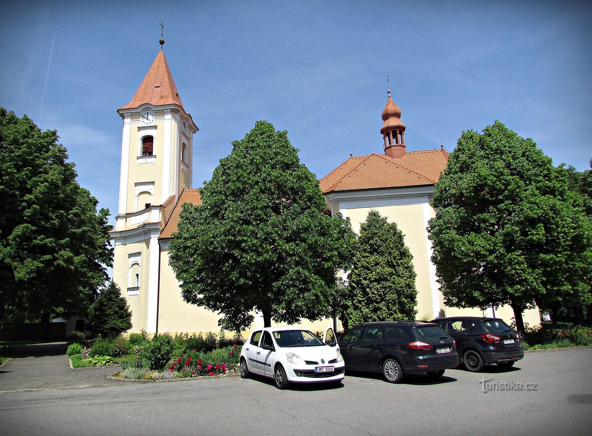 Horní Moštěnice - Iglesia de la Asunción de la Virgen María