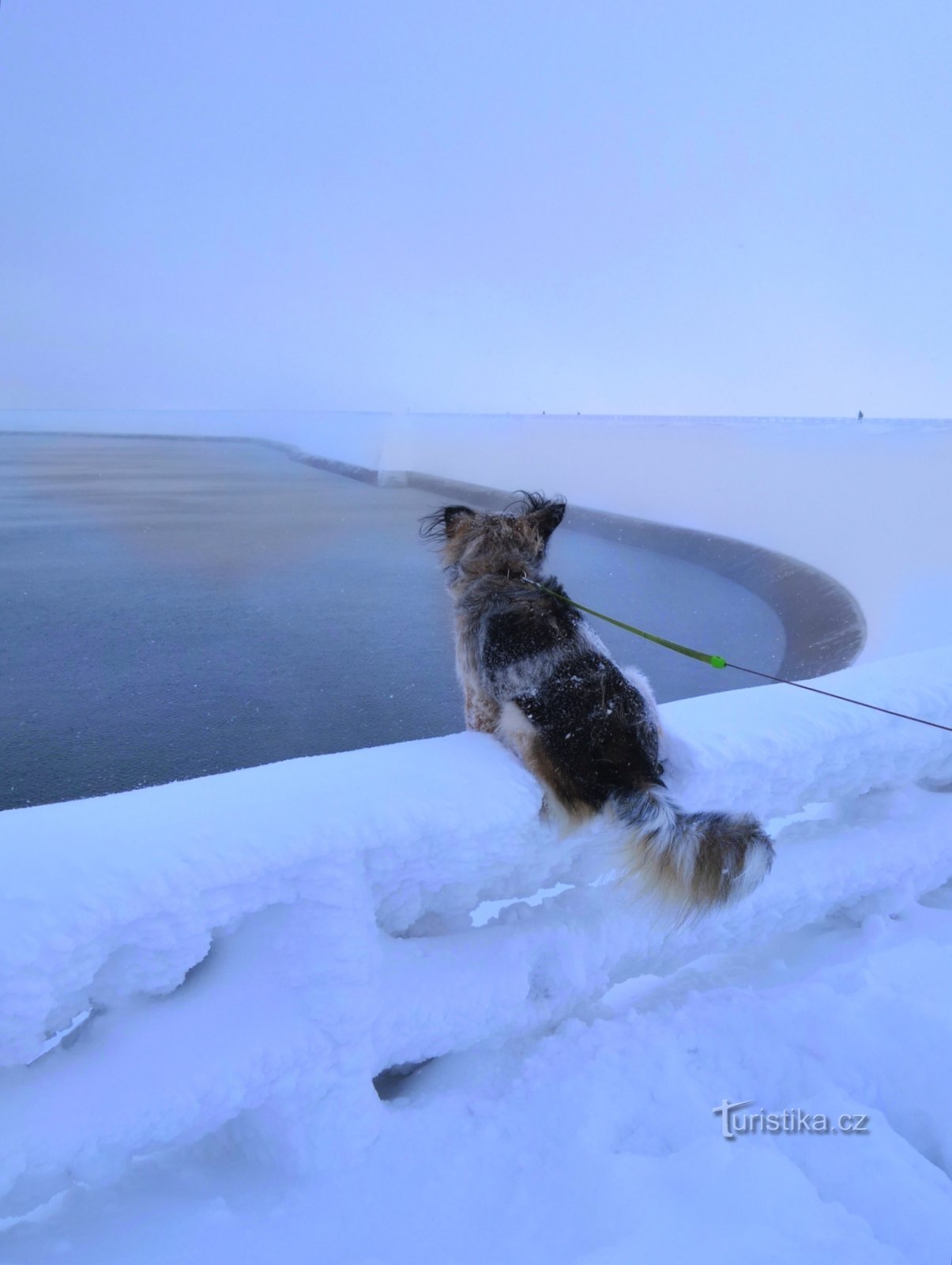 Det øverste reservoir i Dlouhé stráně kraftværket