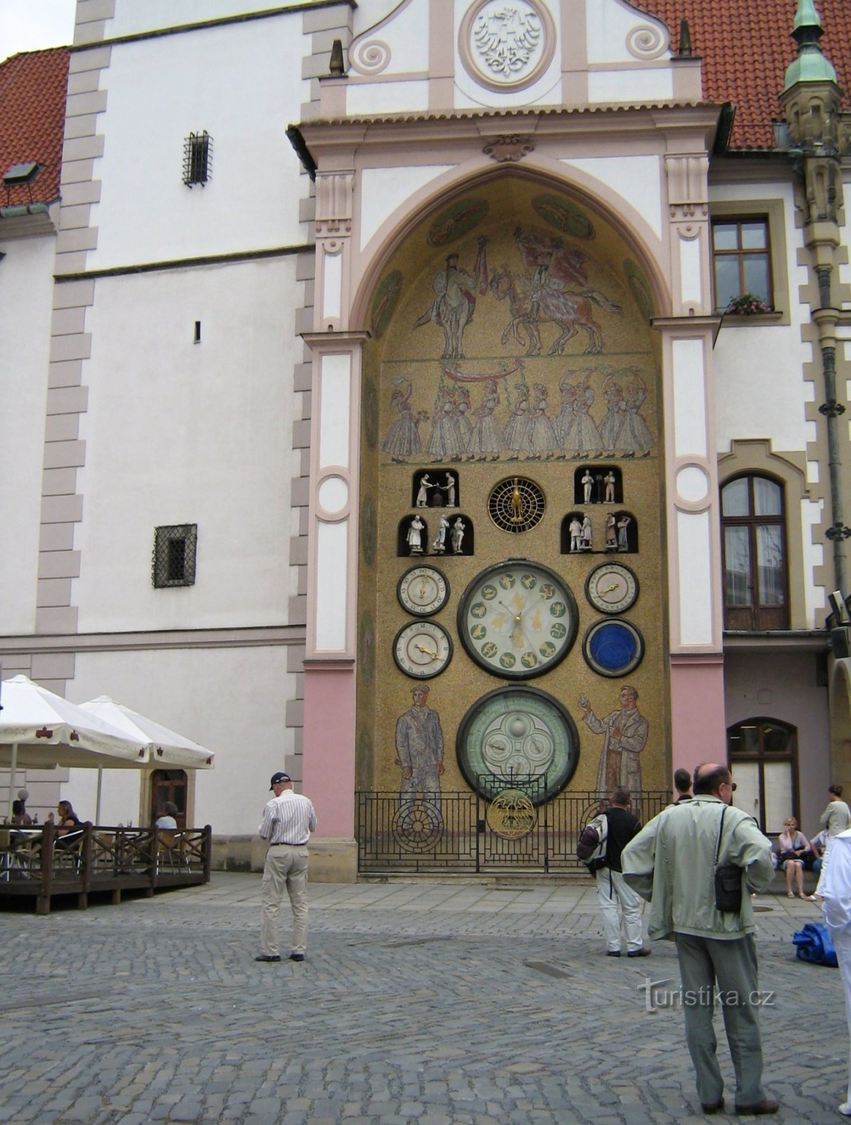 Horní náměstí - reloj astronómico