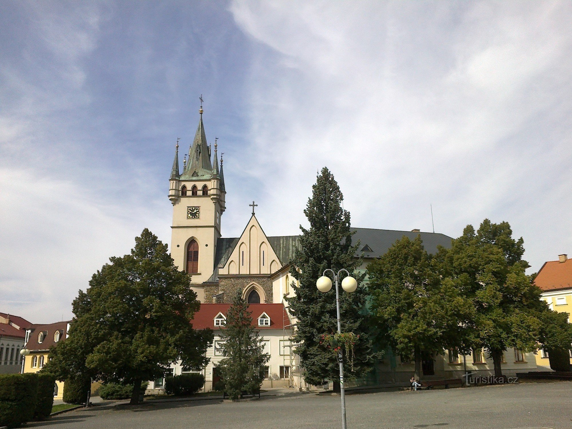 Oberer Platz in Humpolec.