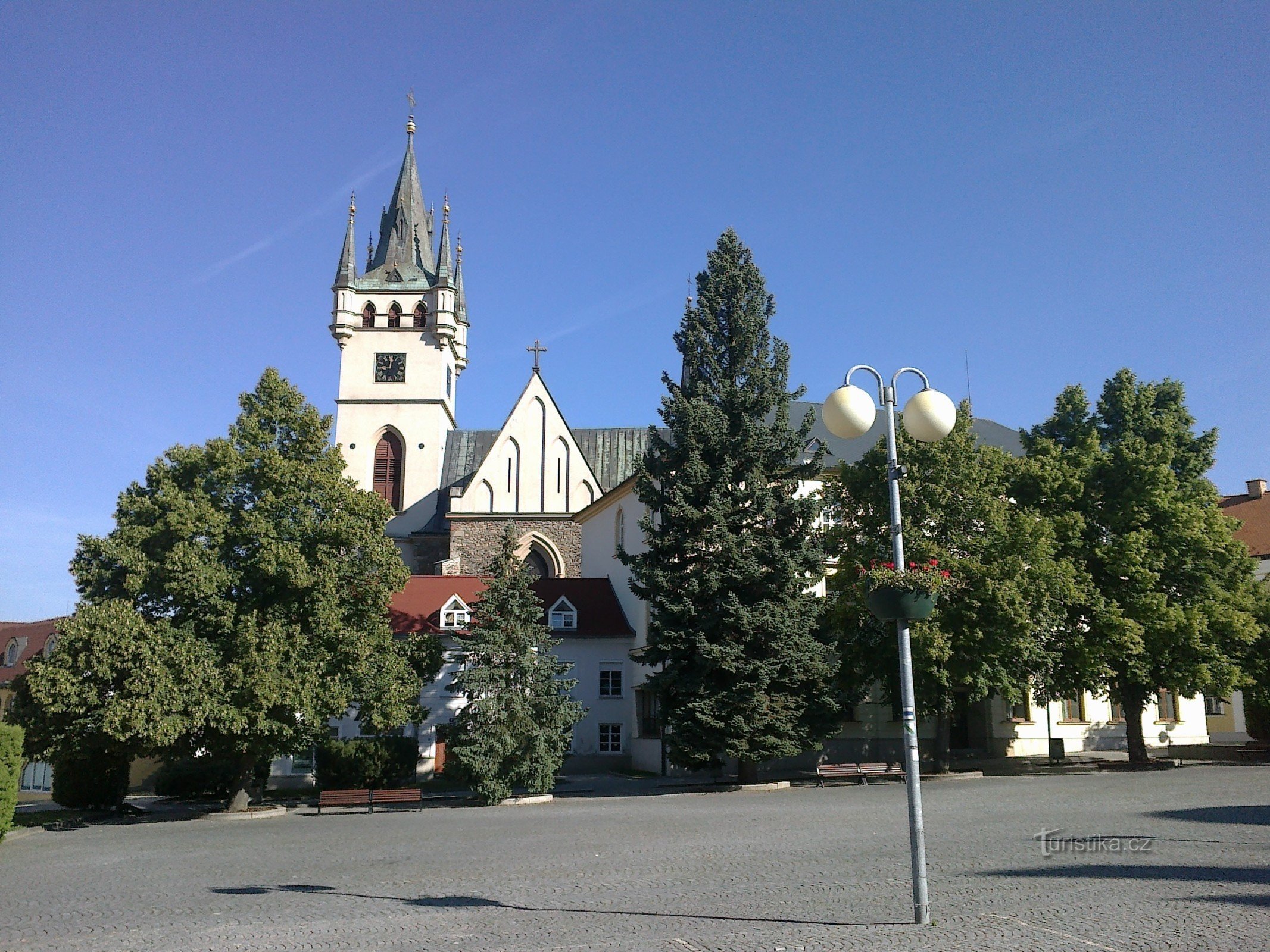 Praça Superior em Humpolec.