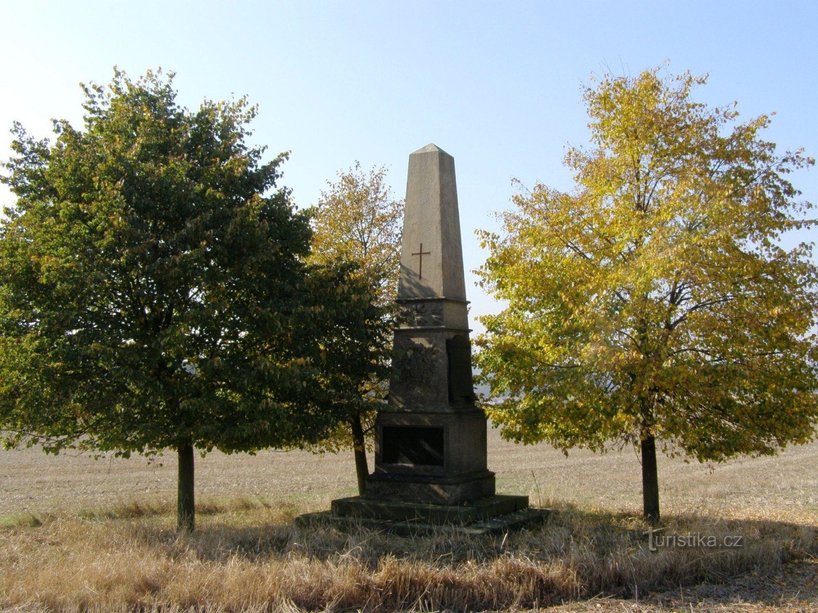 Horní Přím - monument till det österrikiska 74:e infanteriregementet