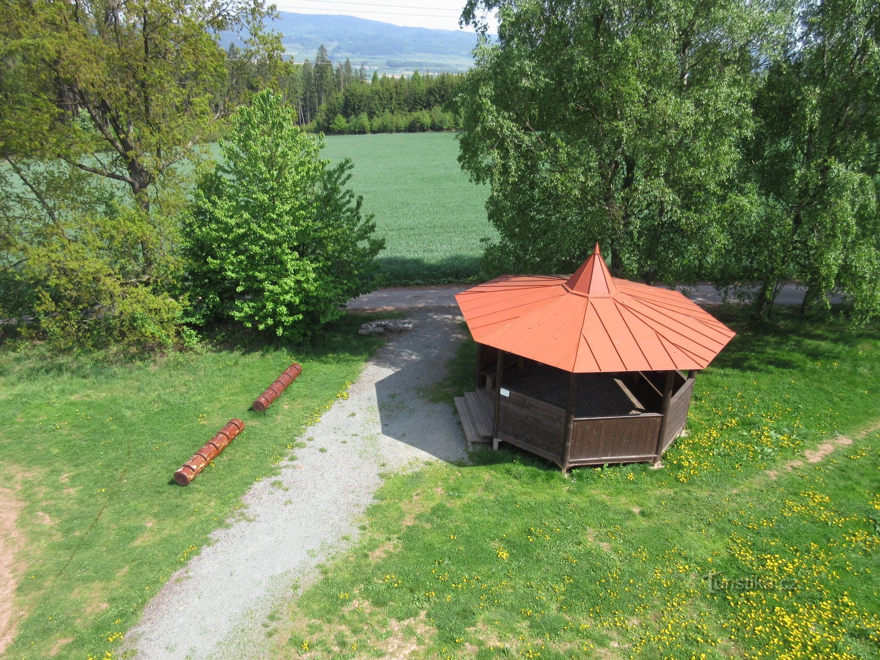 Horní Radechová - villaggio e torre di avvistamento di Na Signalu