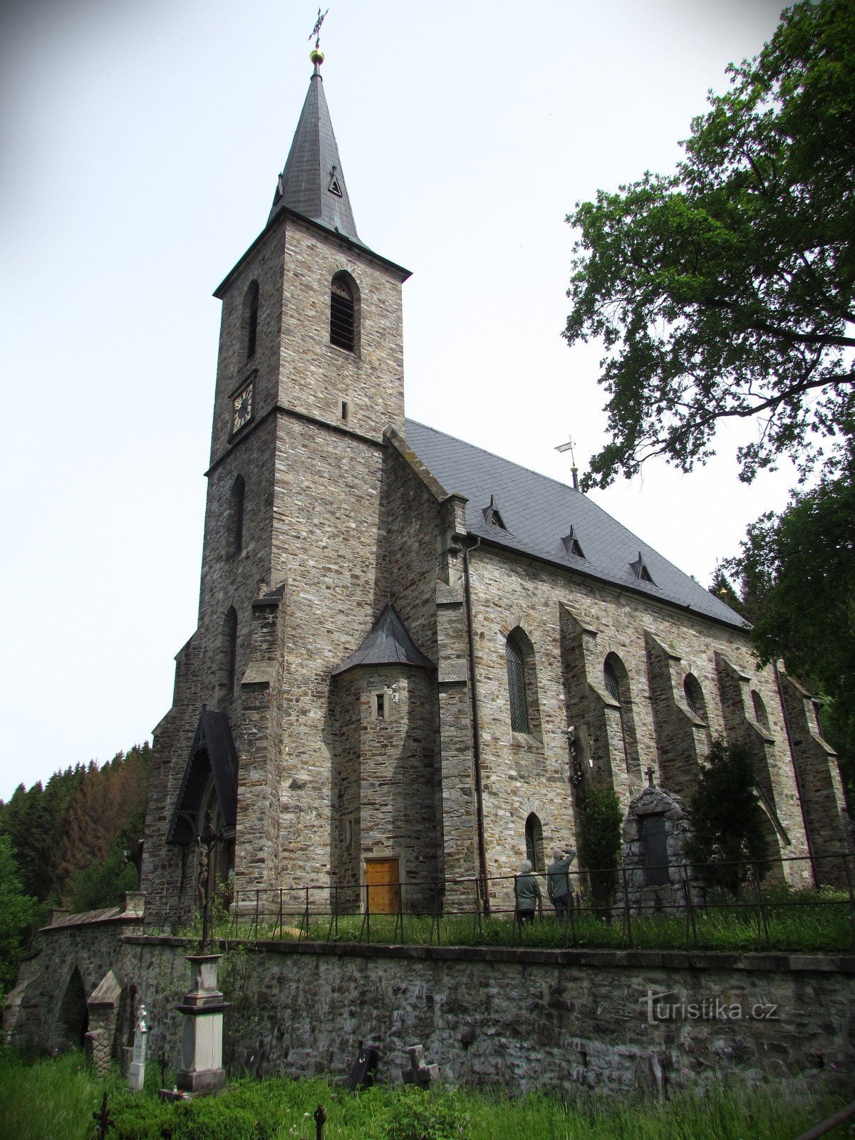 Horní Údolí - nhà thờ Thánh John the Baptist