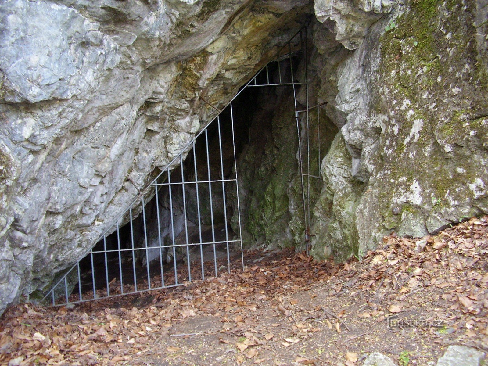 horní vchod do jeskyně