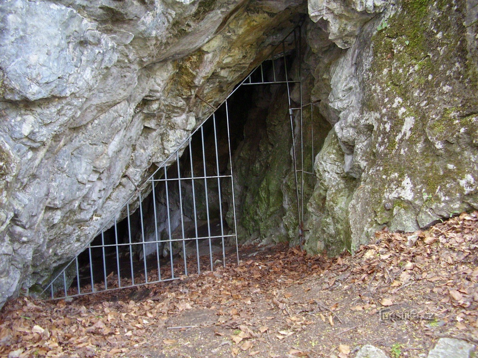 entrada superior a la cueva