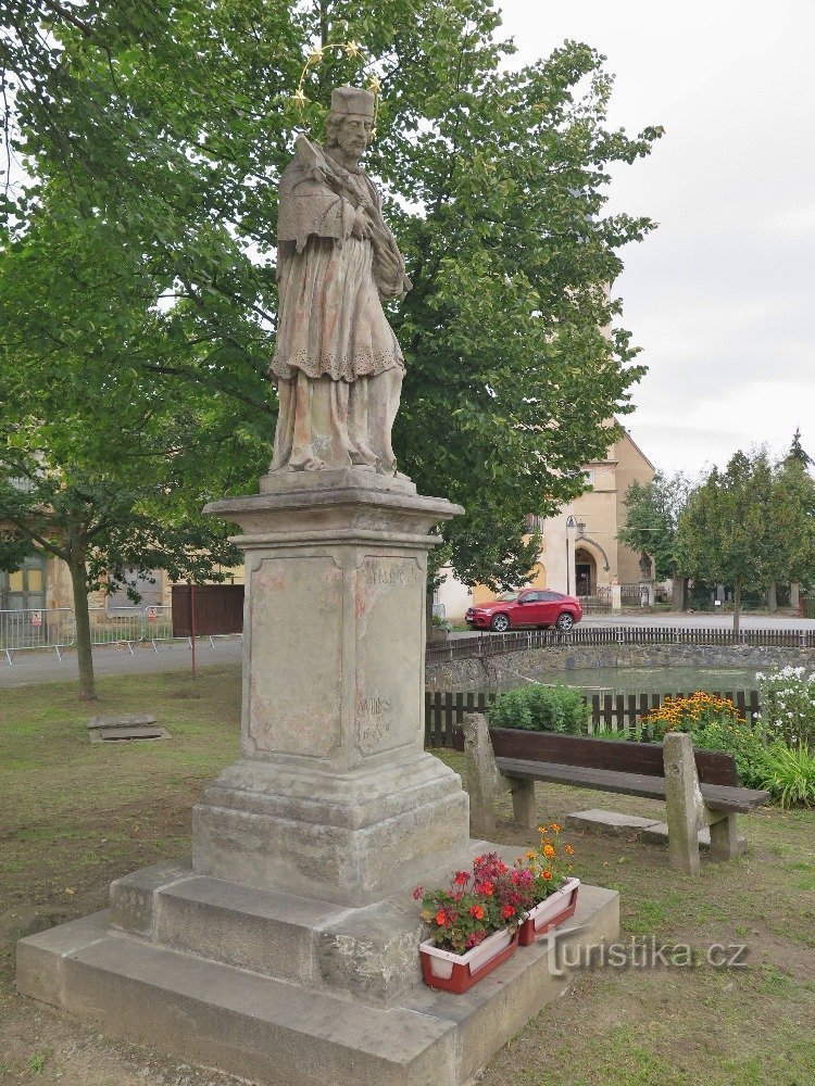 Horní Vidim (Видим) - статуя св. Ян Непомуцкий