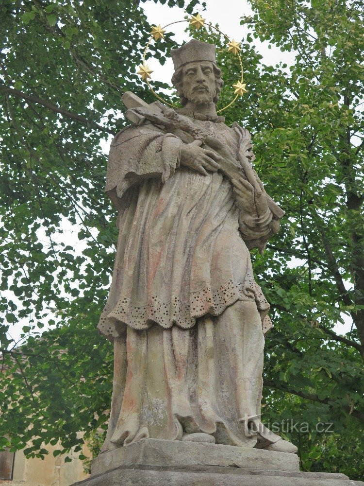 Horní Vidim (Vidim) - posąg św. Jan Nepomucký