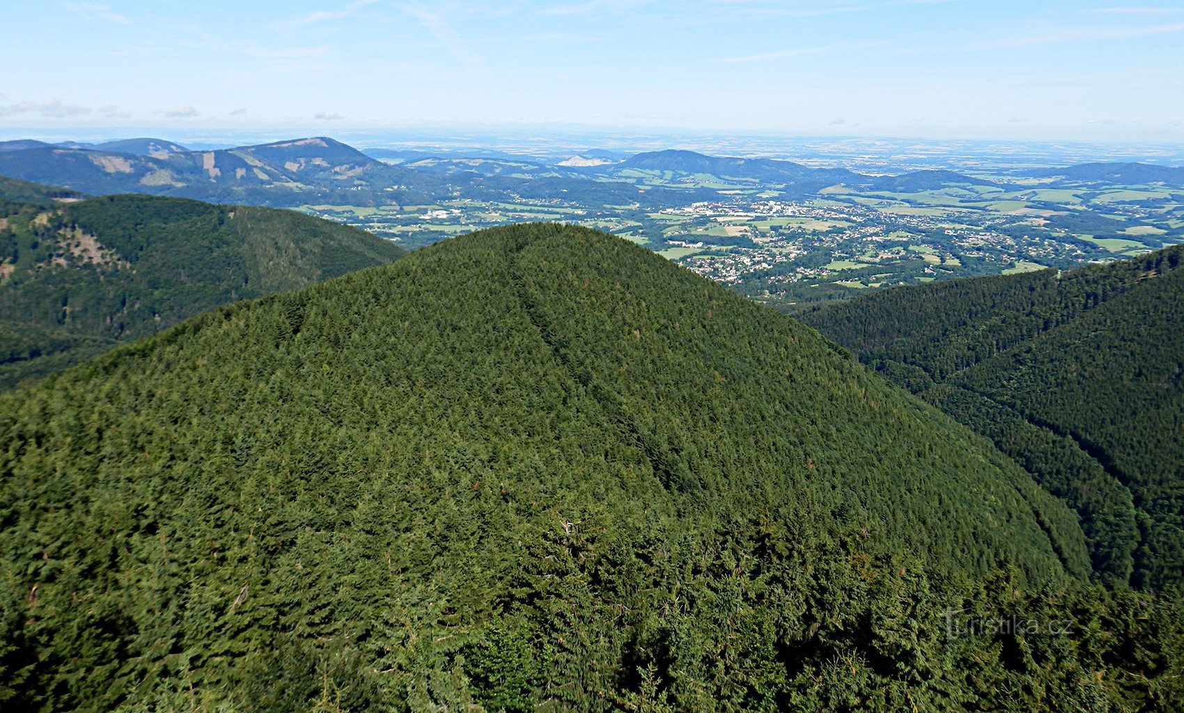 Przełęcz Pustevna w Beskidach