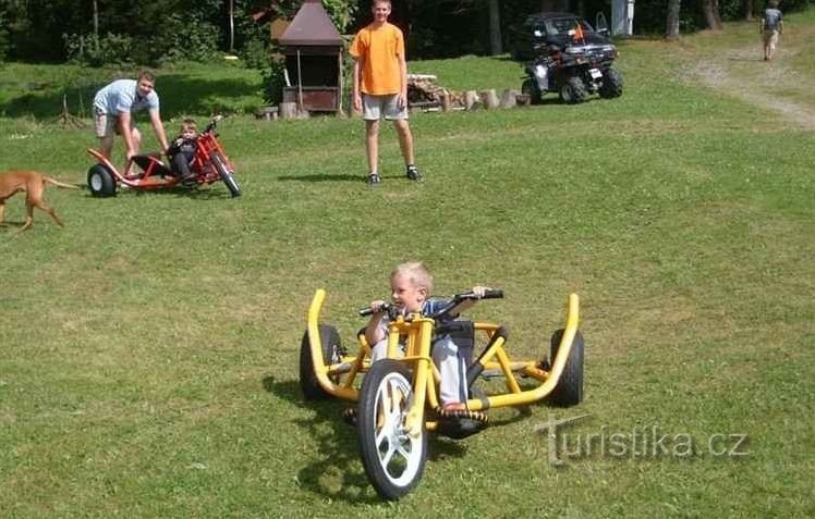 Mountain tricycles, rental, downhill