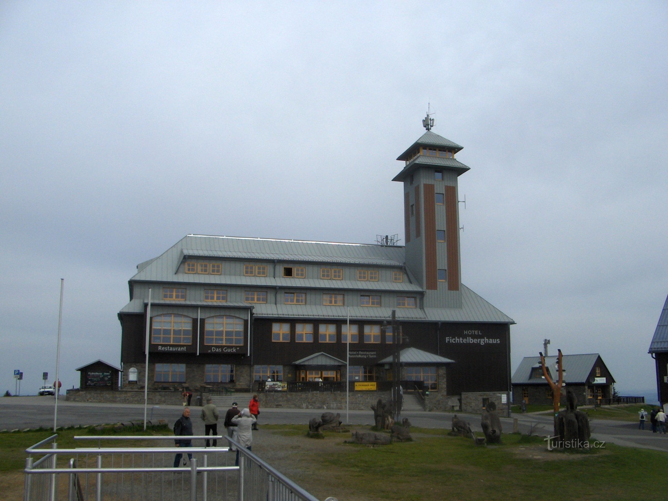 hôtel de montagne au sommet du Fichtelberg