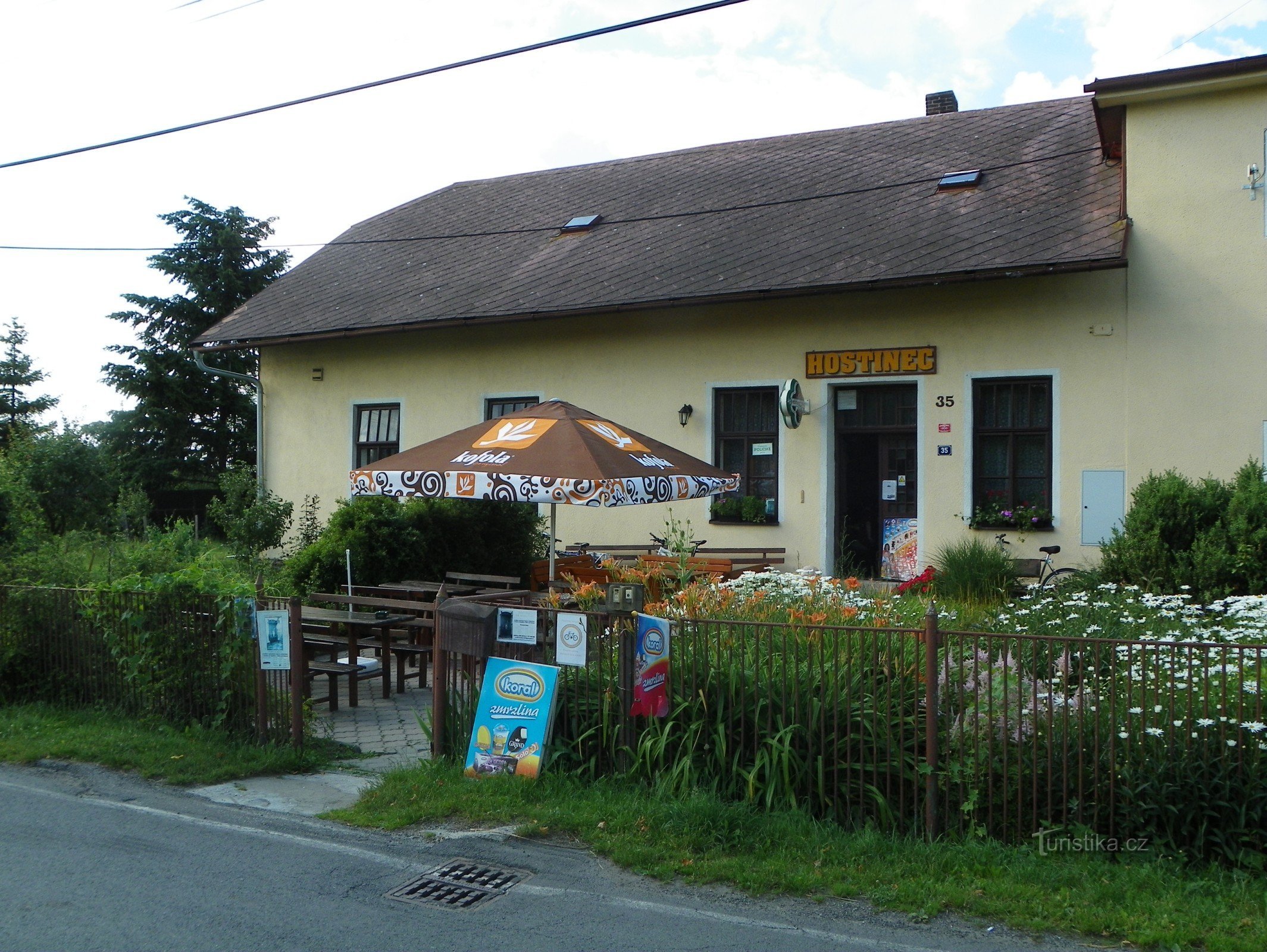 A pub for a party with an orchestra