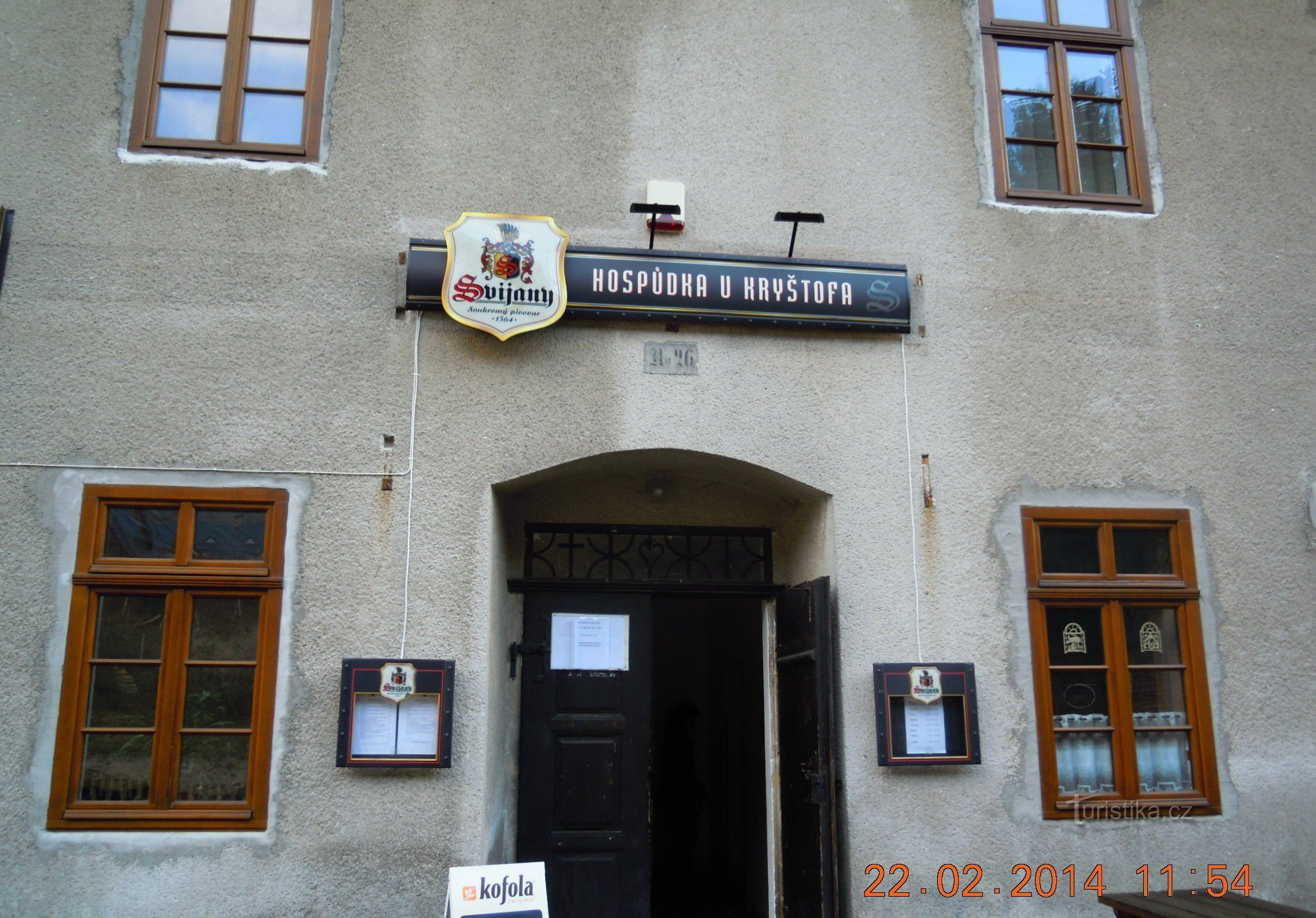 pub a Kryštofova údolí nel 2014