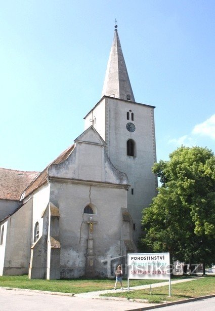 Hostěradice - kostel sv. Kunhuty