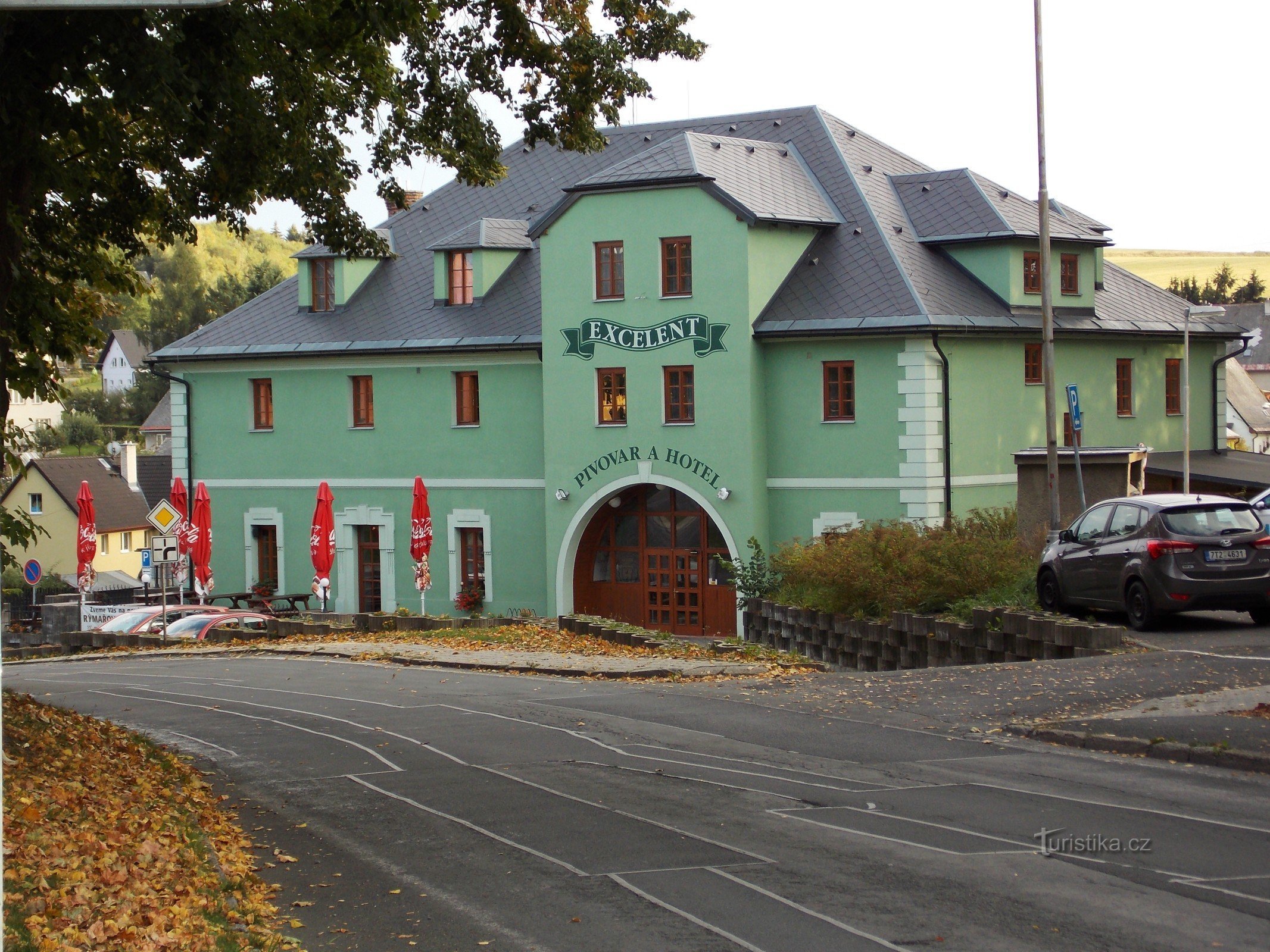 Inn Brewery és Hotel Exscelent Rýmařovban