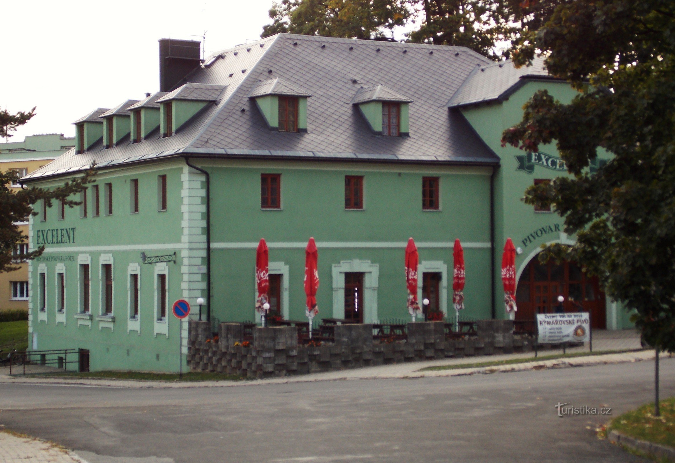 Herbergbrouwerij en Hotel Exscelent in Rýmařov