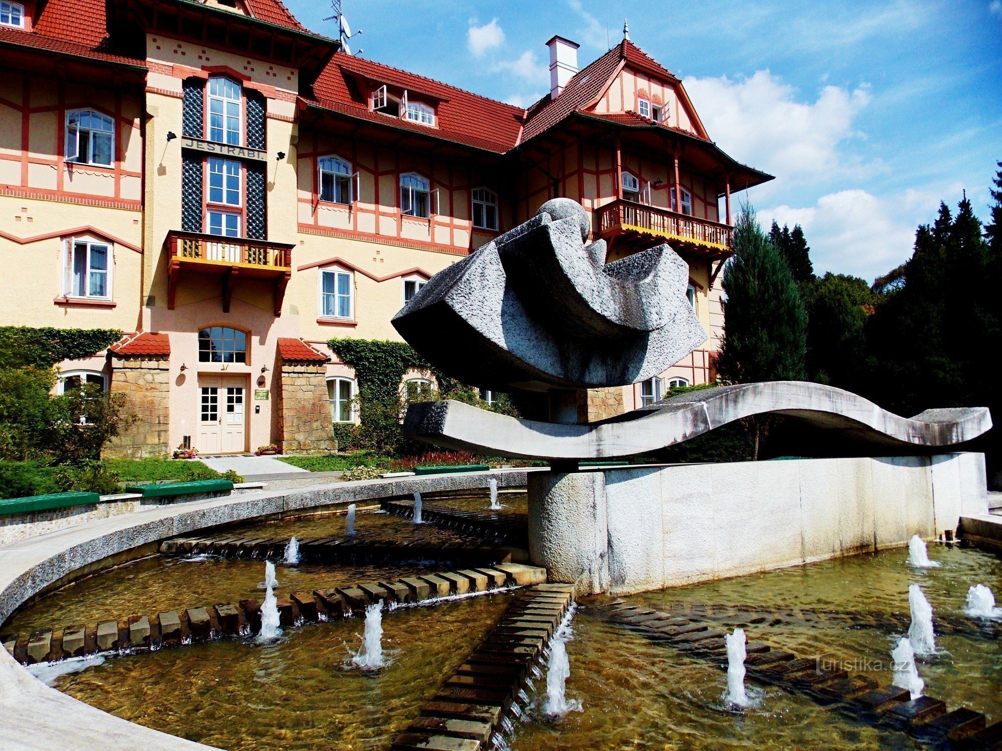 Hotel Jestřabí em Luhačovice