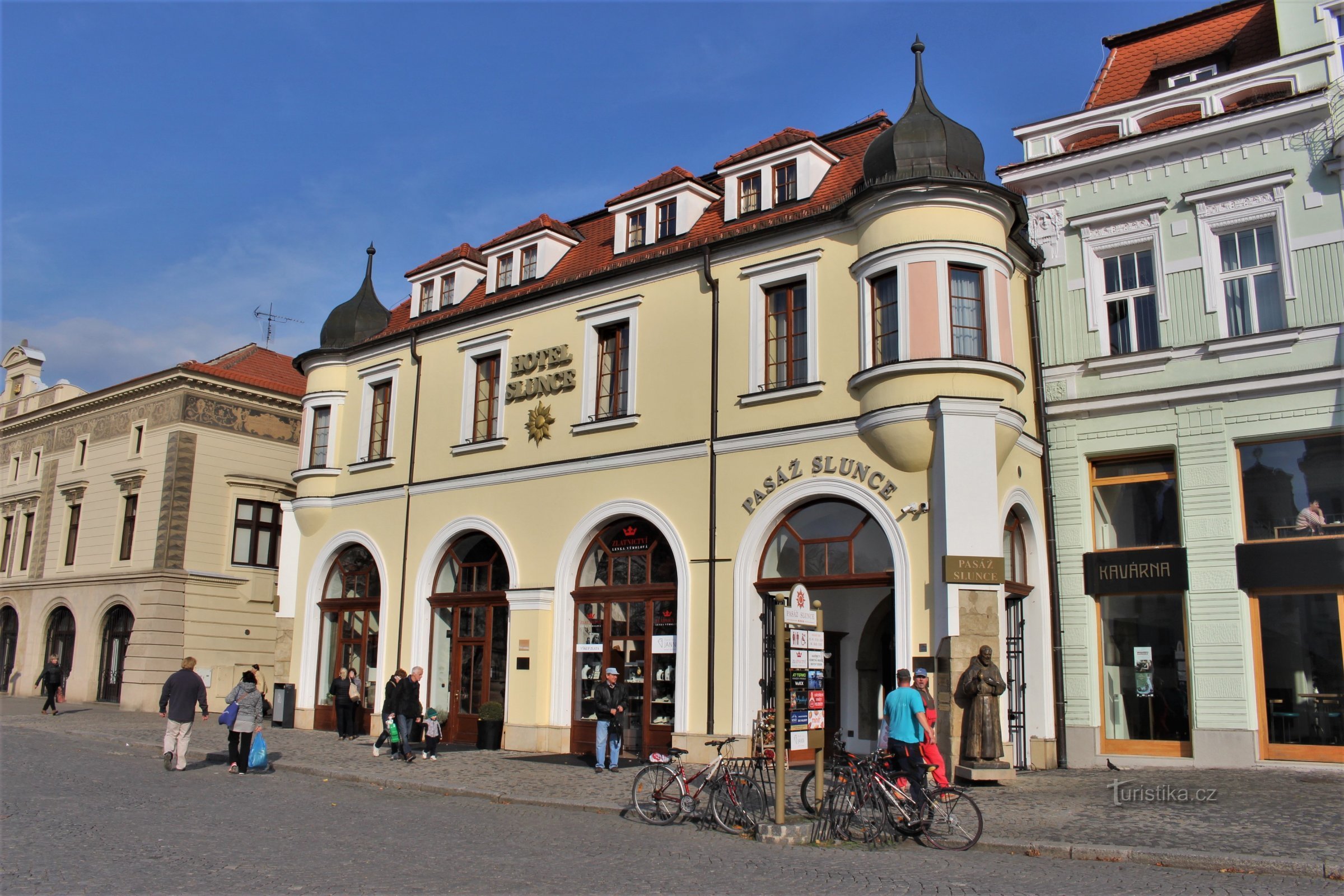 Hotel Slunce aan het Masaryk-plein