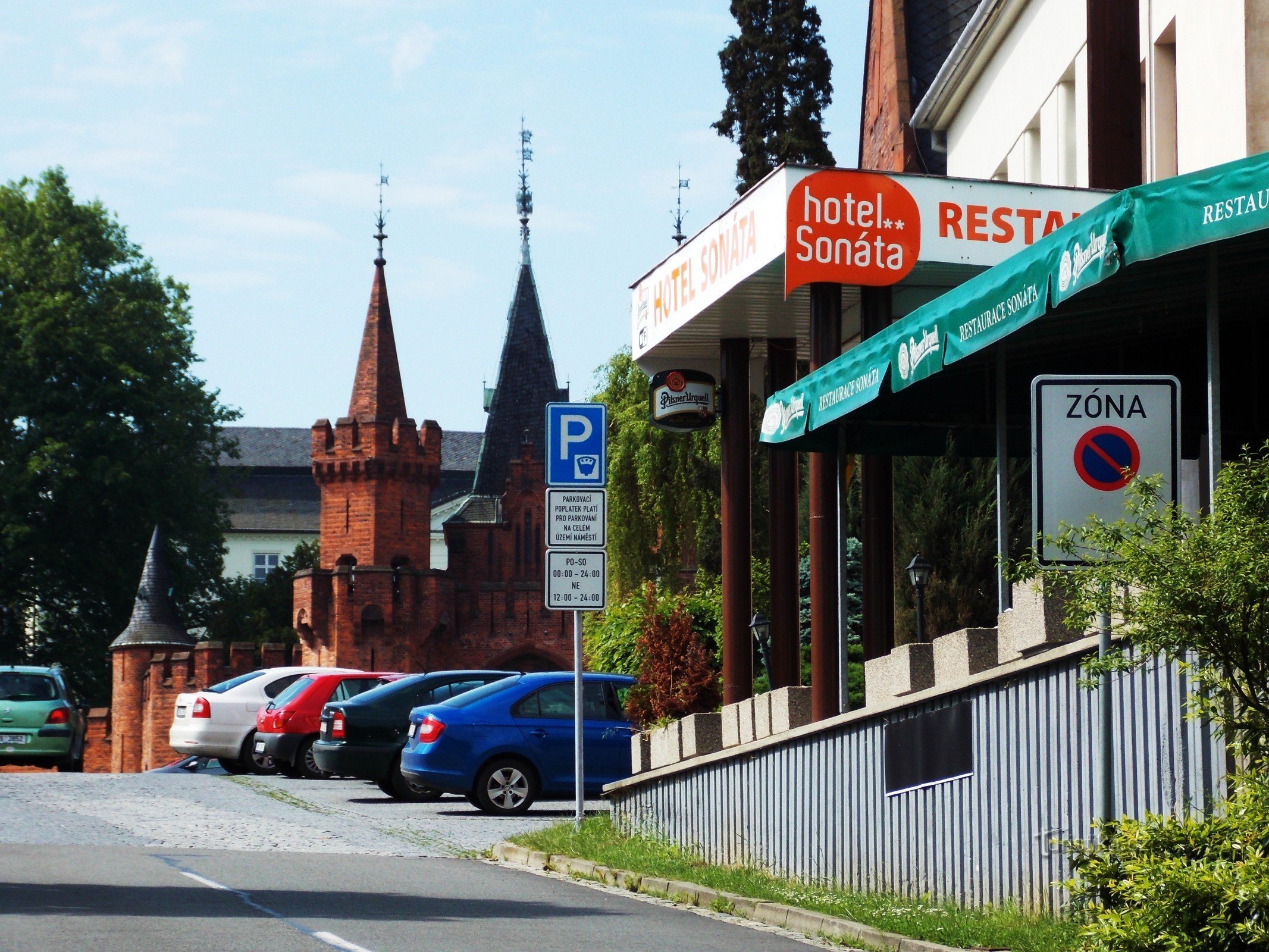 Hotel Sonata em Hradec nad Moravicí