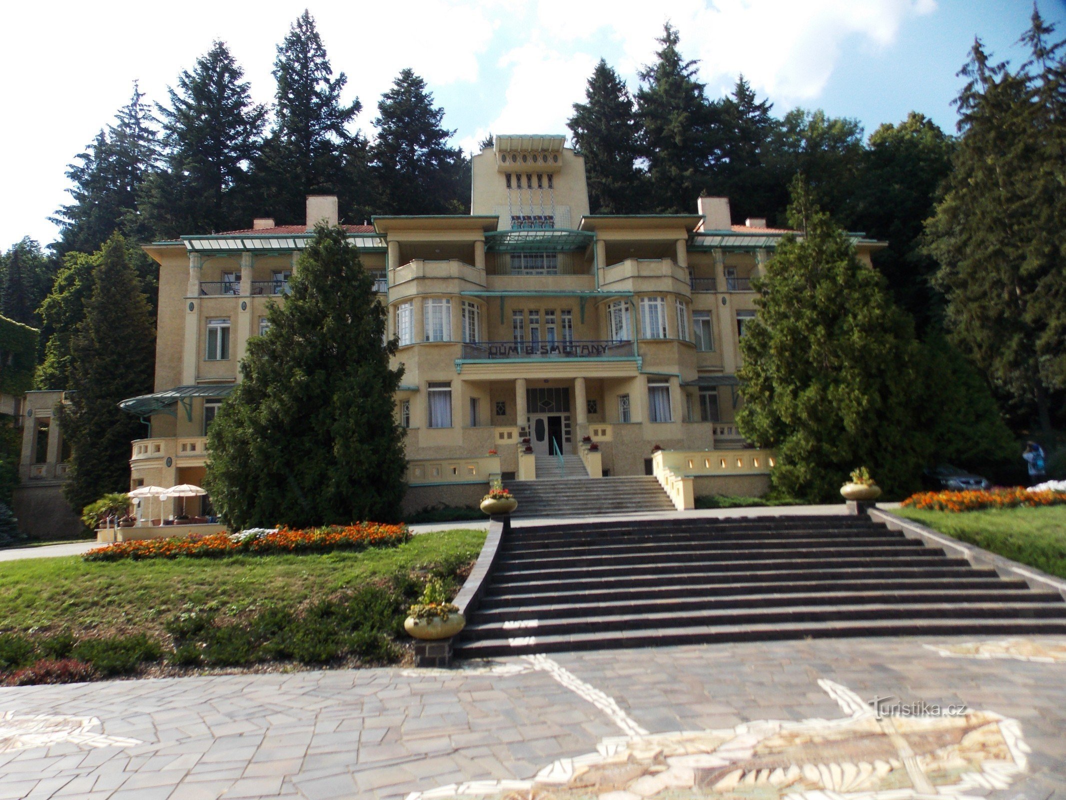 Hotel in Luhačovice - Huis van Bedřich Smetana