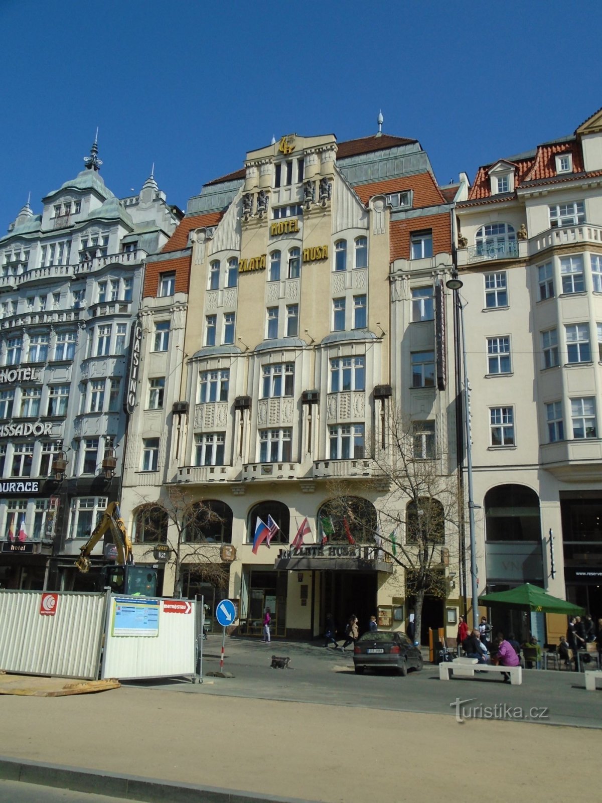 Hotel Zlatá husa (Praga, 1.4.2019 kwietnia XNUMX)