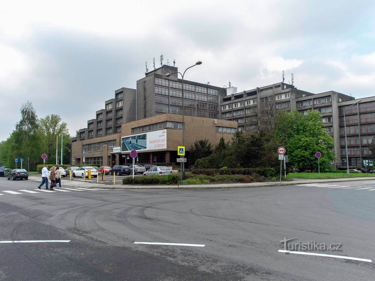 Hotel building near the smelter