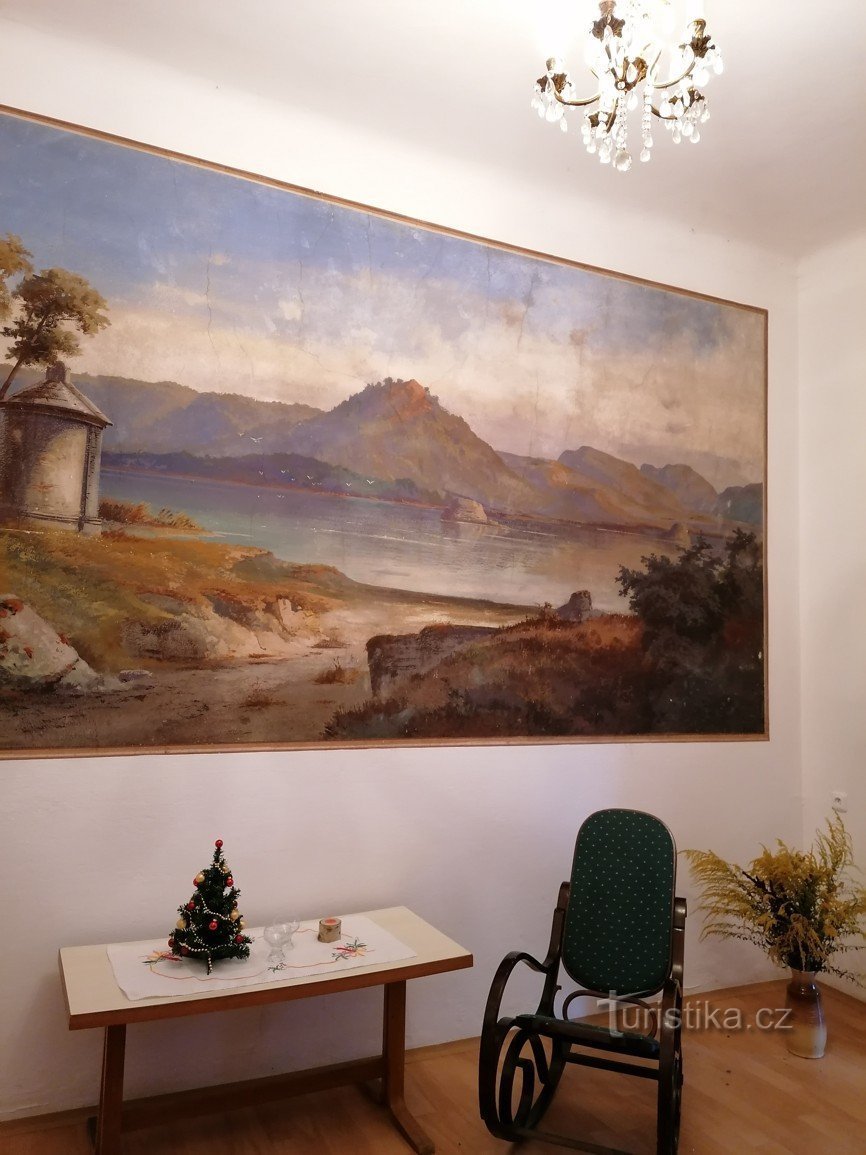 Sala de așteptare a contelui de la gara din Doksy