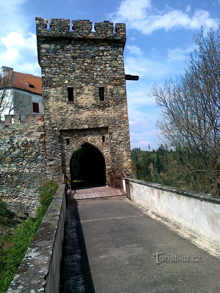 Bítov slott.