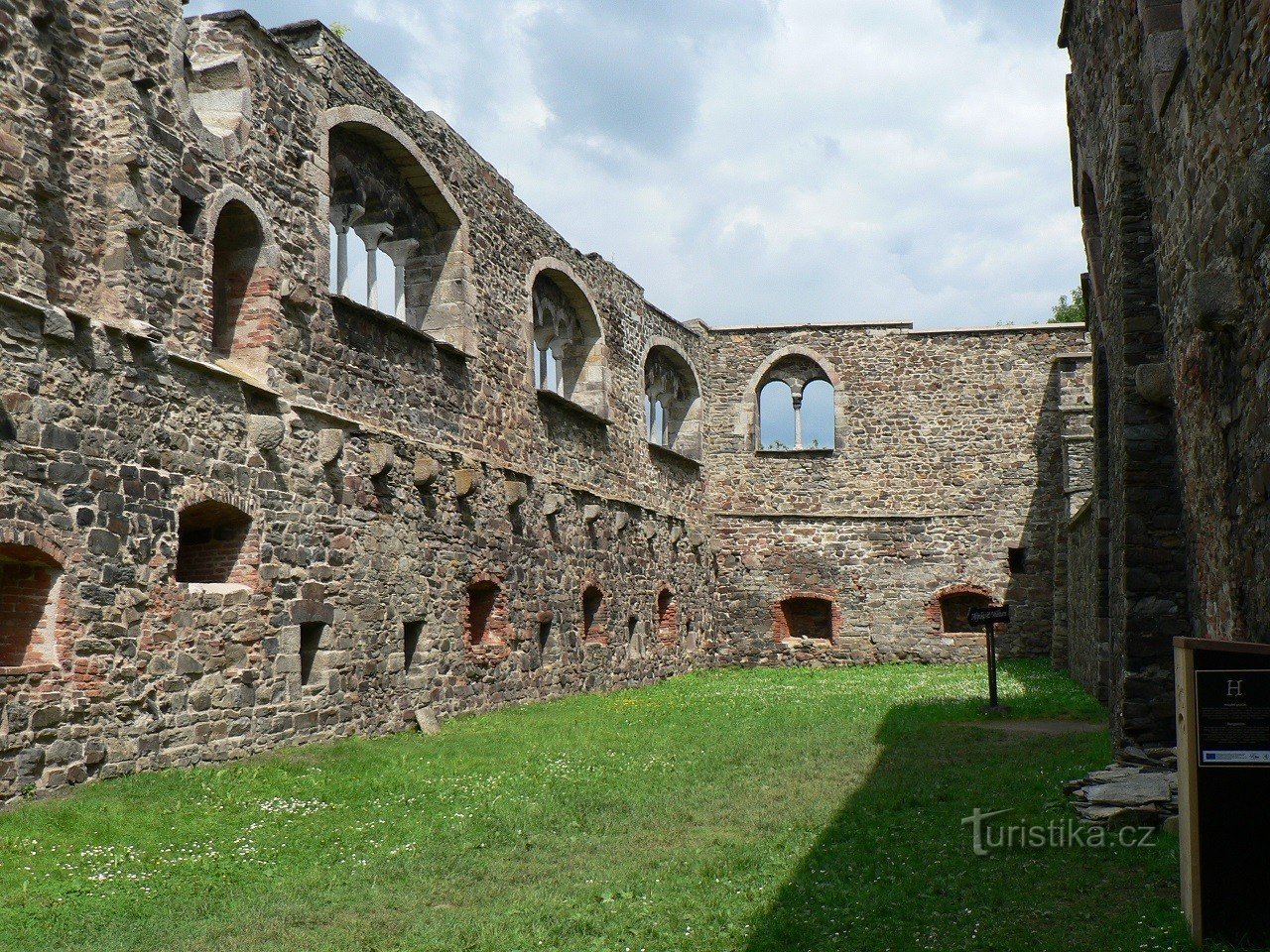 Cheb Castle, det indre af paladset