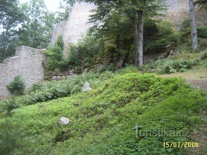 Choustník slott nära Tábor