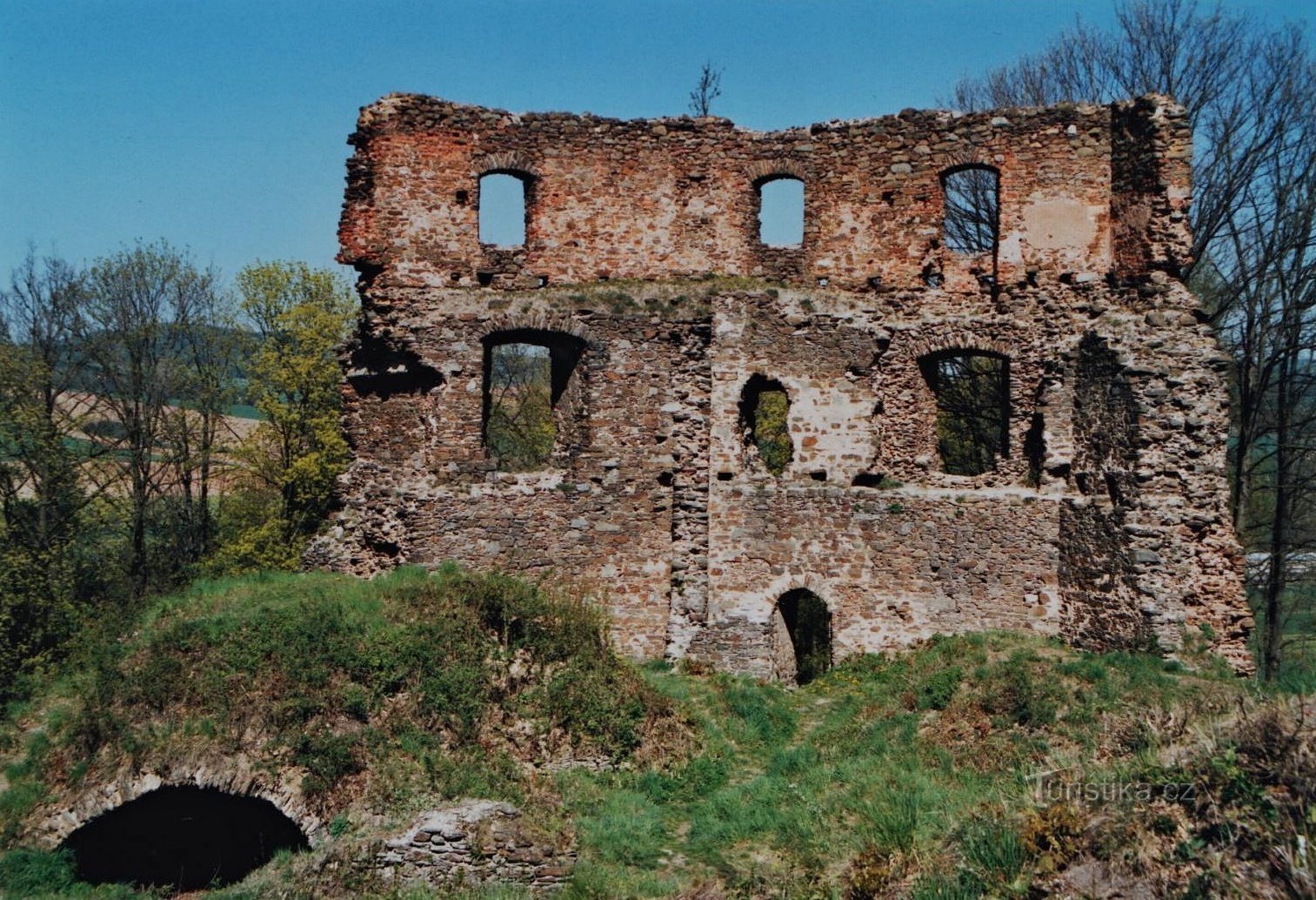 Cimburk castle above Městeček Trnávka