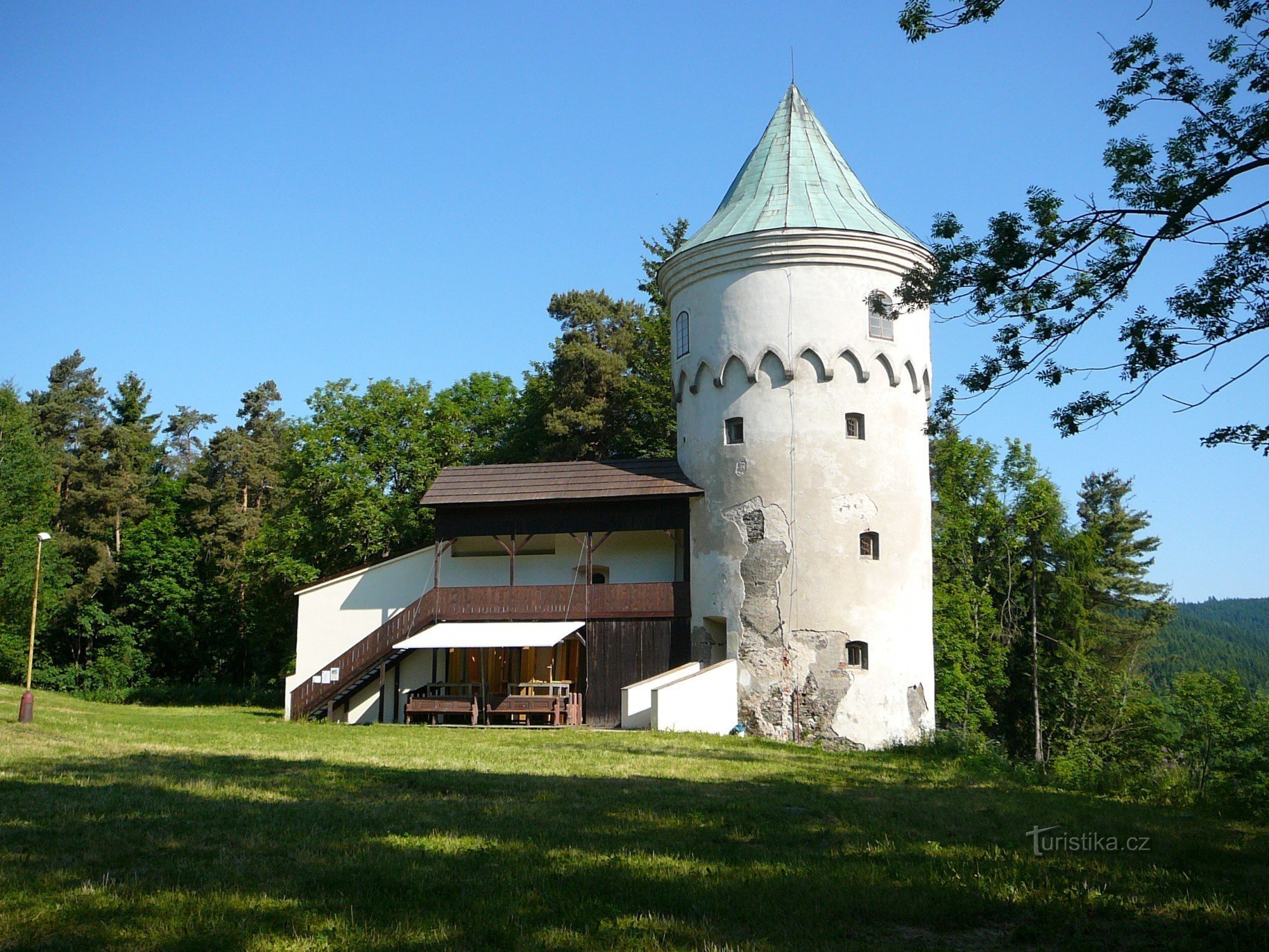 Lâu đài Freudenstein - tháp Šlikovka