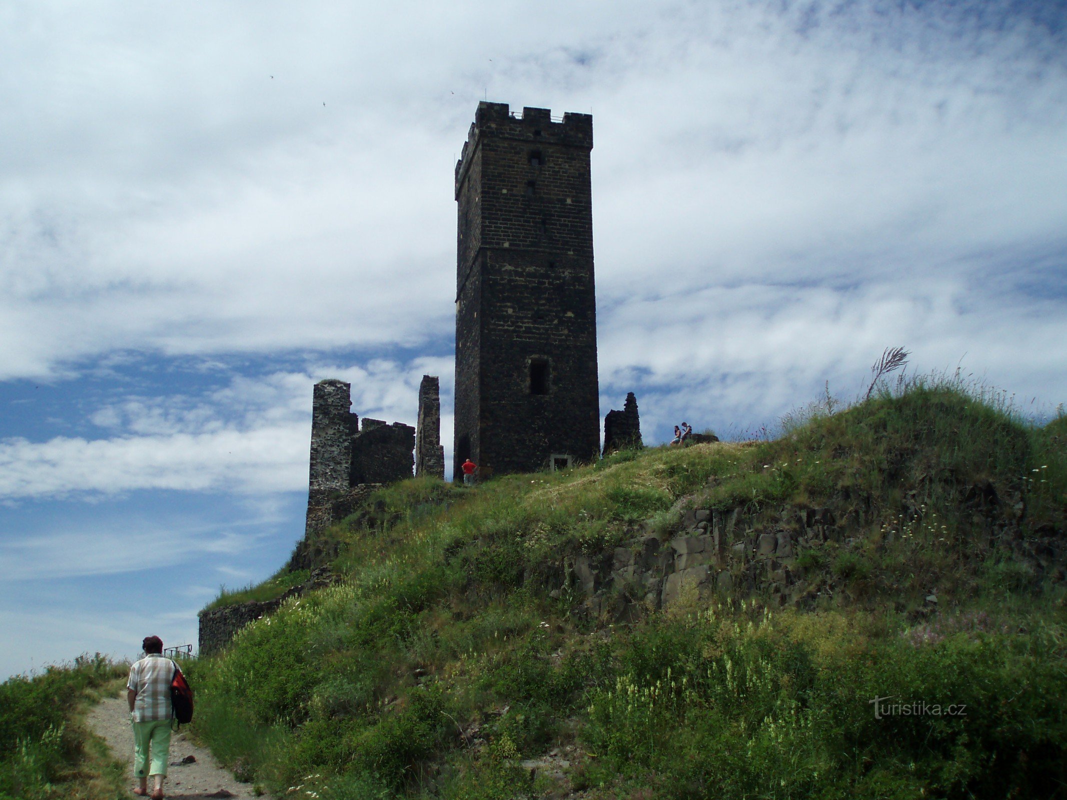 Házmburk slott - Vita tornet