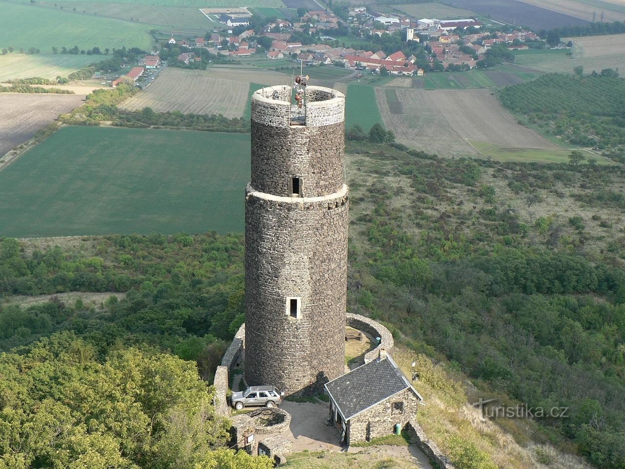 Hazmburk slott, svarta tornet