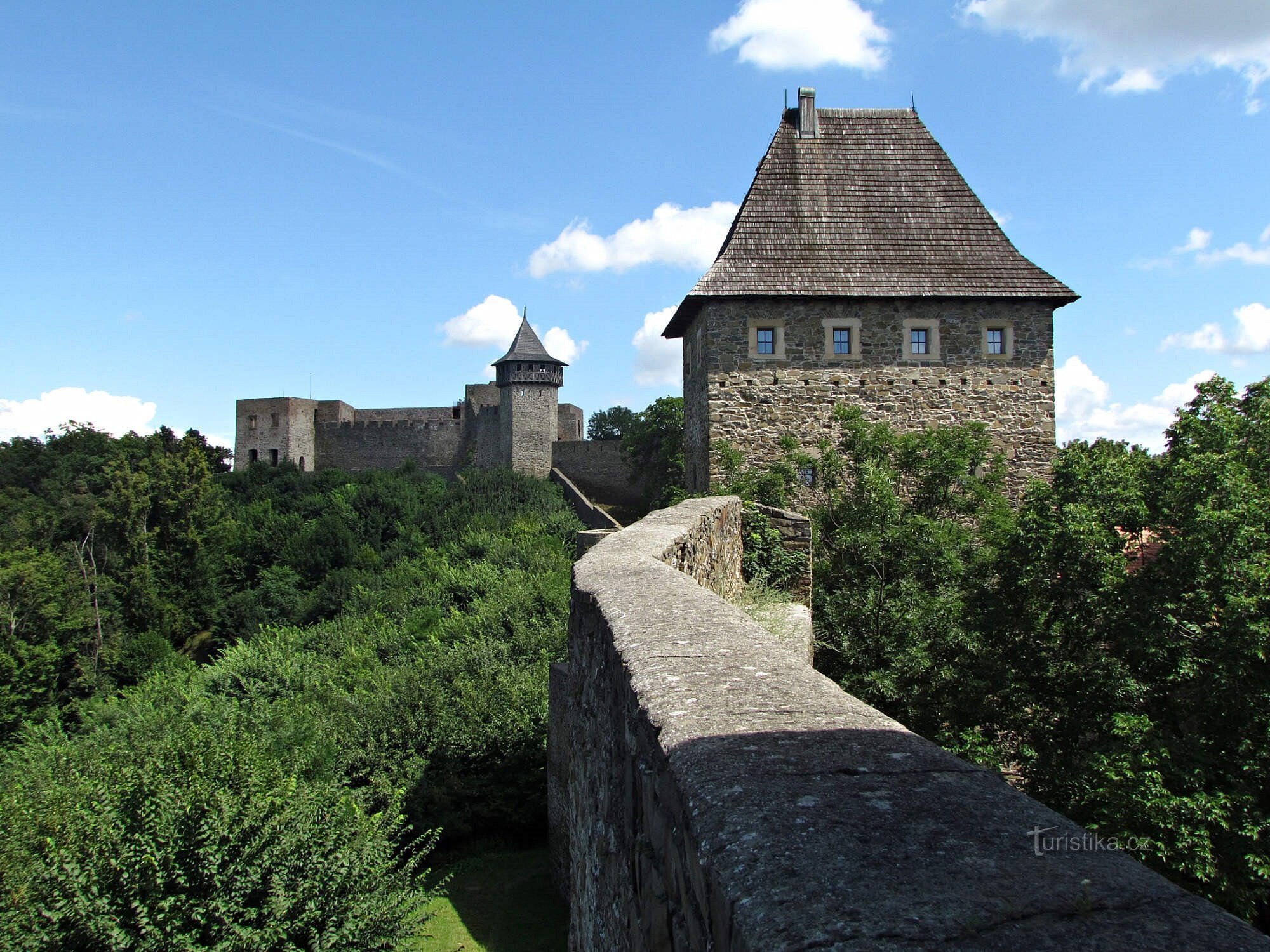 Turismo en el castillo de Helfštýn