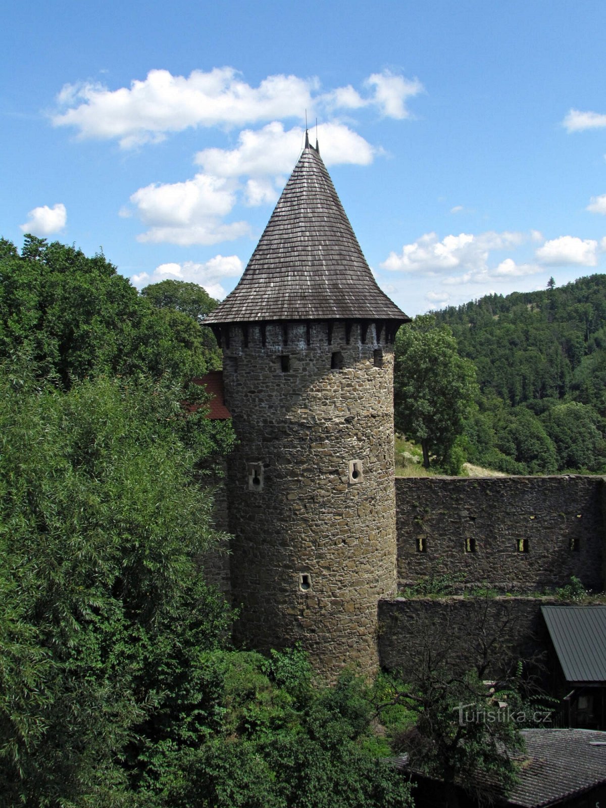 Turismo en el castillo de Helfštýn