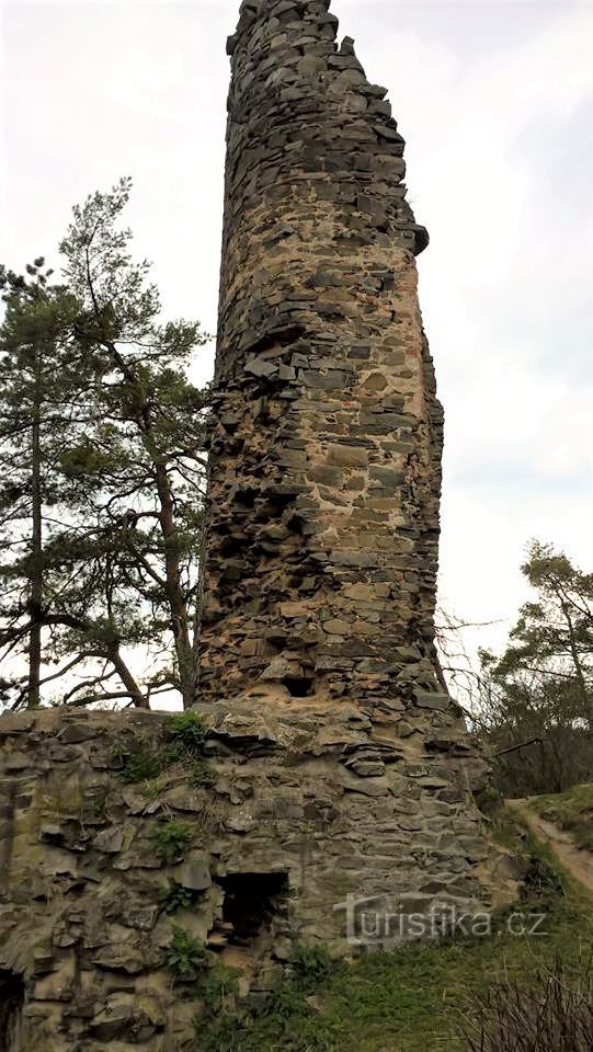 リブシュテイン城とハベルの岩
