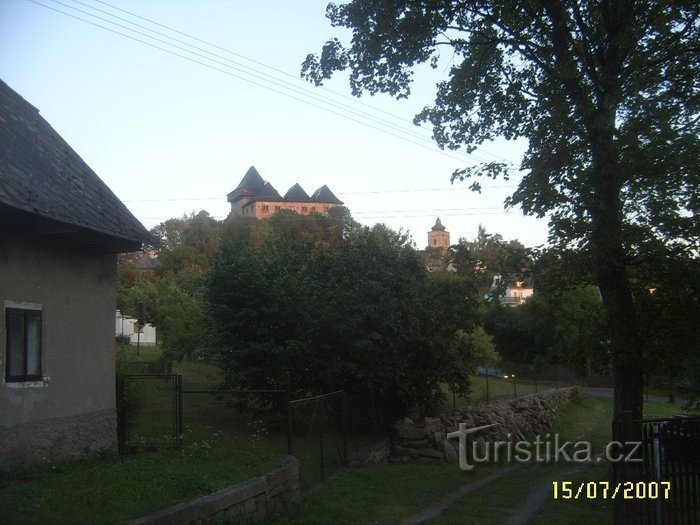 Lipnice Castle from a slightly unconventional point of view