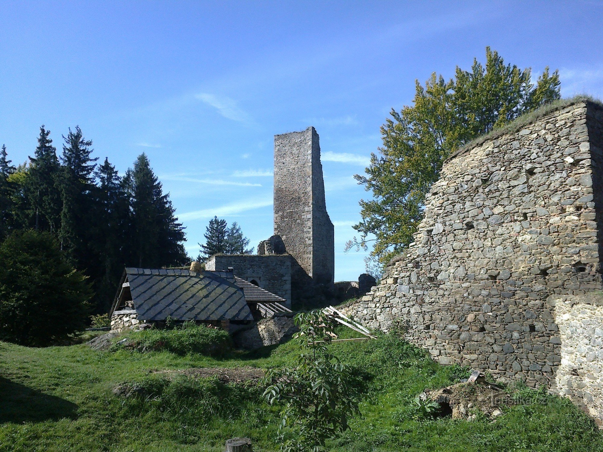 Orlík slott.