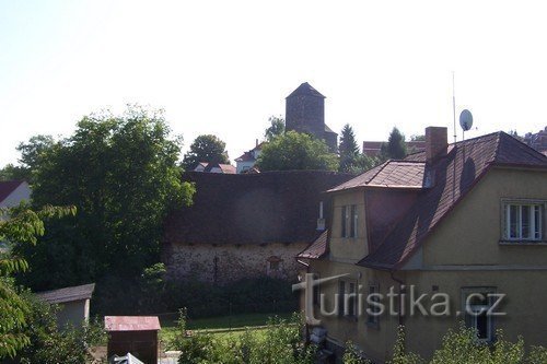 Schloss gegen die Sonne