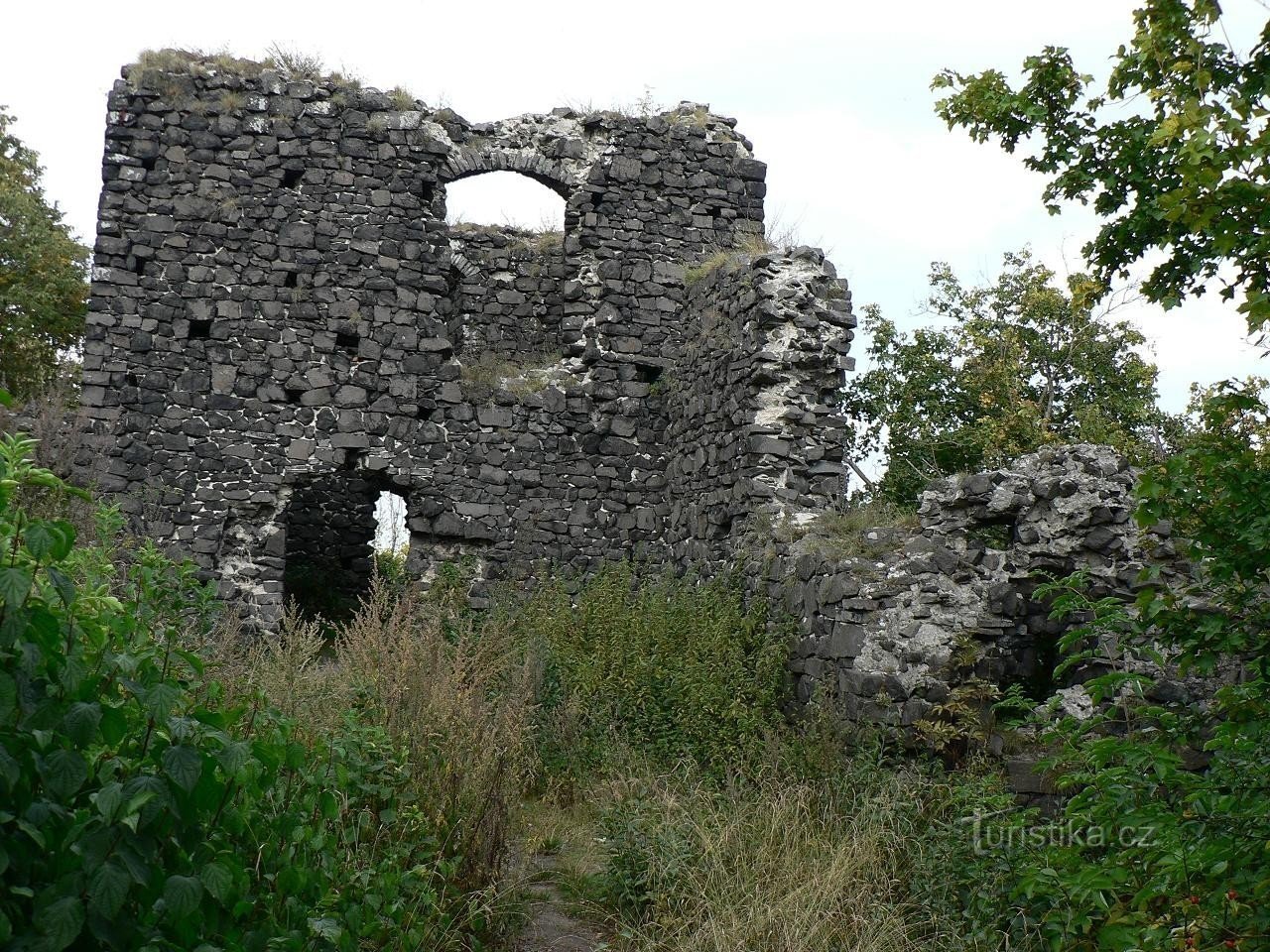 Hrad Ronov, zbytek paláce
