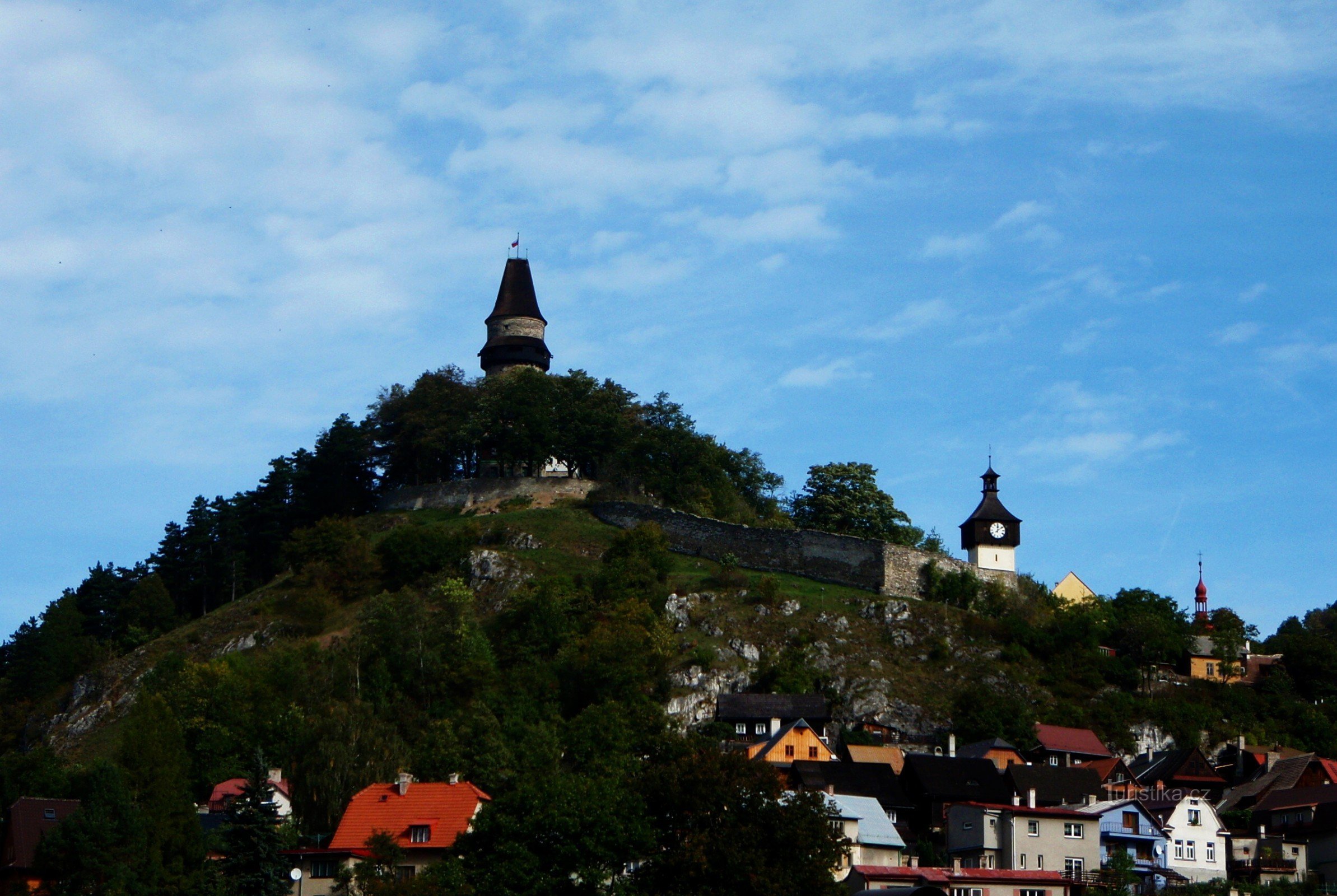 Château de Štramberk et tour de guet de Trúba